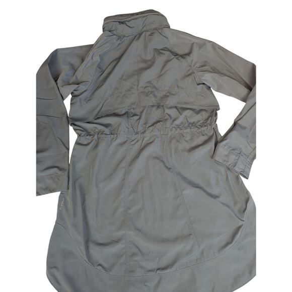 ATHLETA Drip Drop Jacket Minimalistic Grey Lightweight Gray/Green S Small - Picture 2 of 16